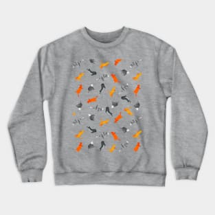 Cats pattern Crewneck Sweatshirt